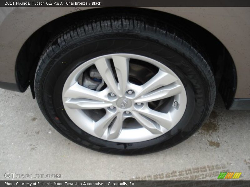 Chai Bronze / Black 2011 Hyundai Tucson GLS AWD