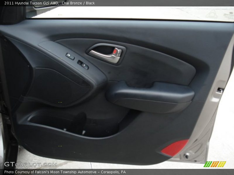 Chai Bronze / Black 2011 Hyundai Tucson GLS AWD