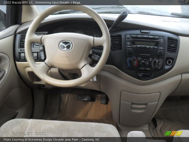 Shimmering Sand Metallic / Beige 2003 Mazda MPV LX