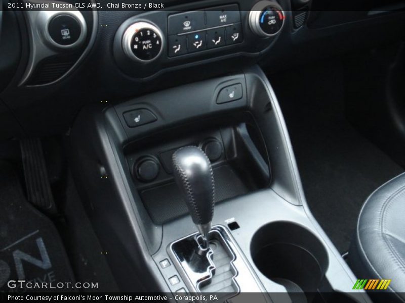 Chai Bronze / Black 2011 Hyundai Tucson GLS AWD
