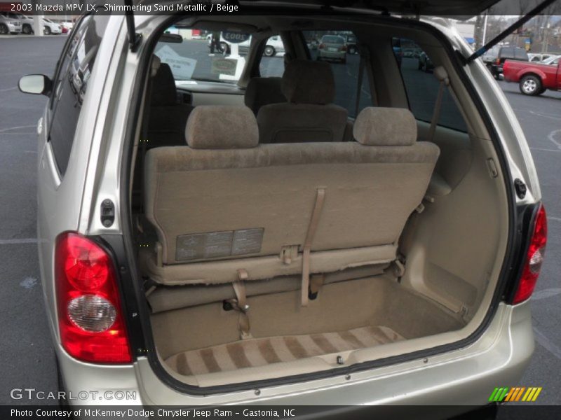 Shimmering Sand Metallic / Beige 2003 Mazda MPV LX