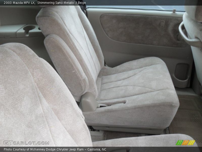 Shimmering Sand Metallic / Beige 2003 Mazda MPV LX