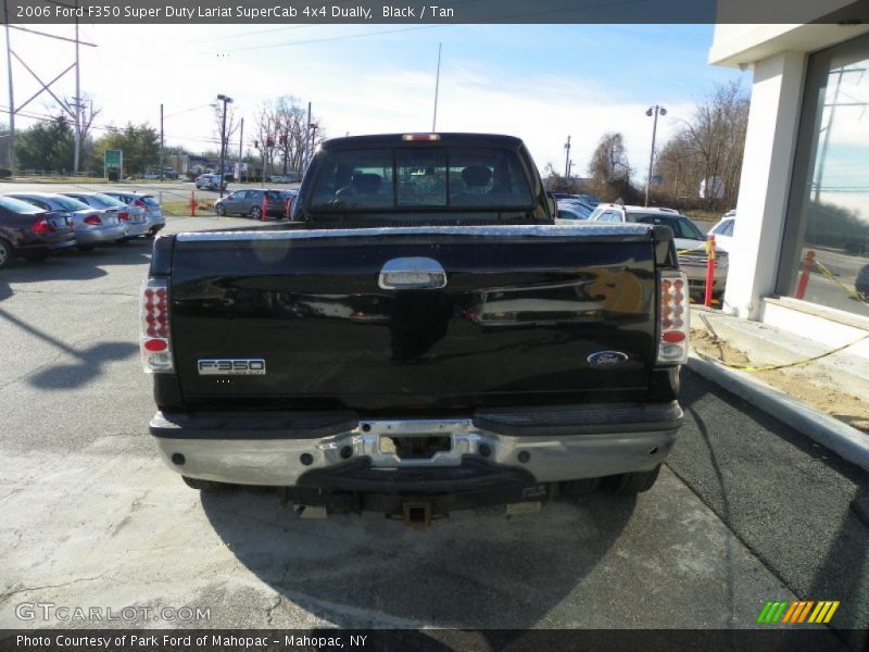 Black / Tan 2006 Ford F350 Super Duty Lariat SuperCab 4x4 Dually