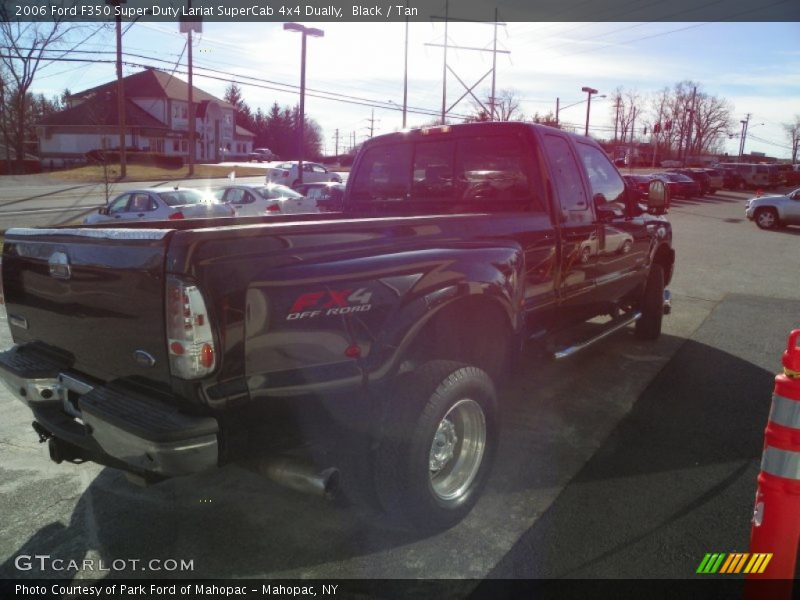 Black / Tan 2006 Ford F350 Super Duty Lariat SuperCab 4x4 Dually