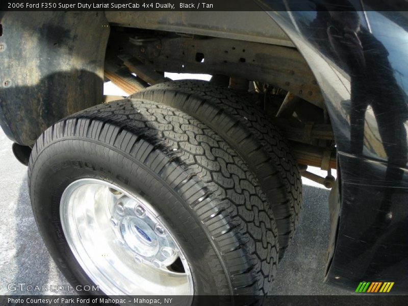 Black / Tan 2006 Ford F350 Super Duty Lariat SuperCab 4x4 Dually