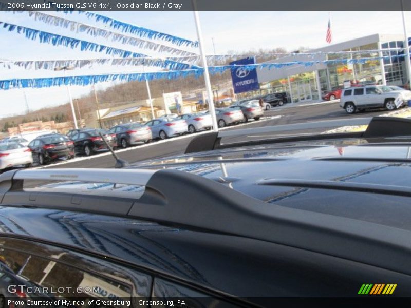 Obsidian Black / Gray 2006 Hyundai Tucson GLS V6 4x4