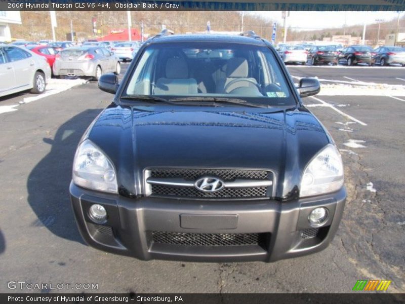 Obsidian Black / Gray 2006 Hyundai Tucson GLS V6 4x4