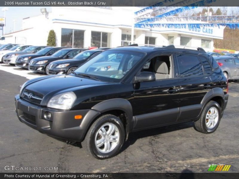 Obsidian Black / Gray 2006 Hyundai Tucson GLS V6 4x4