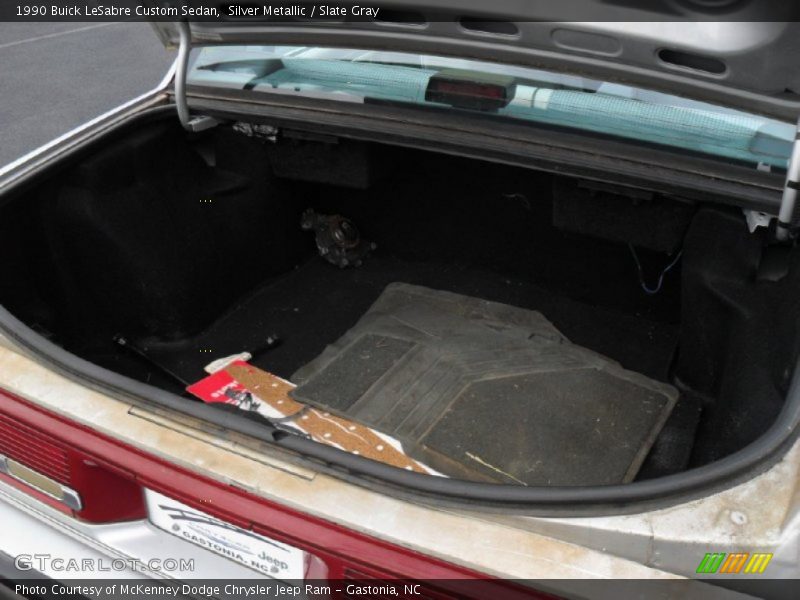 Silver Metallic / Slate Gray 1990 Buick LeSabre Custom Sedan