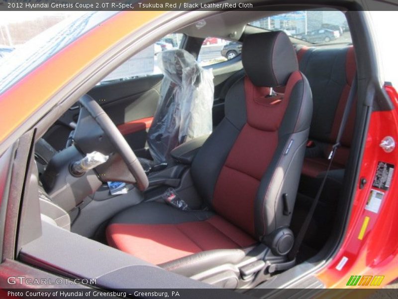 Tsukuba Red / Black Leather/Red Cloth 2012 Hyundai Genesis Coupe 2.0T R-Spec