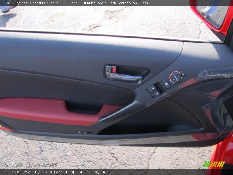 Tsukuba Red / Black Leather/Red Cloth 2012 Hyundai Genesis Coupe 2.0T R-Spec