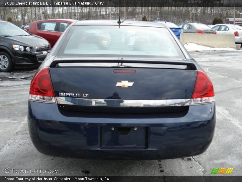 Imperial Blue Metallic / Gray 2008 Chevrolet Impala LT