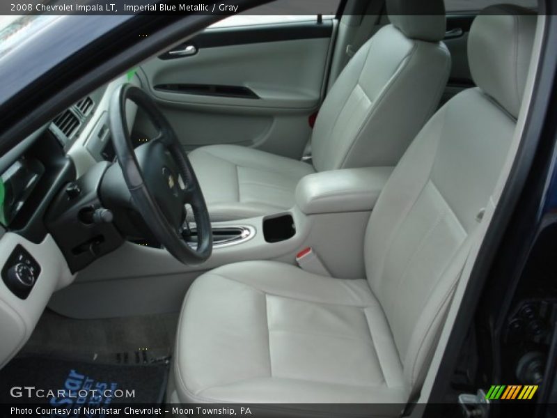 Imperial Blue Metallic / Gray 2008 Chevrolet Impala LT