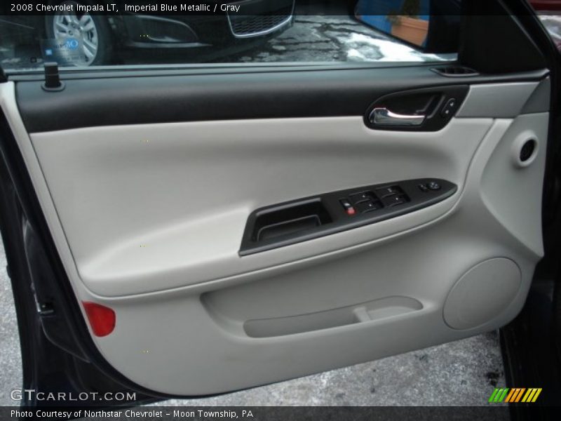 Imperial Blue Metallic / Gray 2008 Chevrolet Impala LT