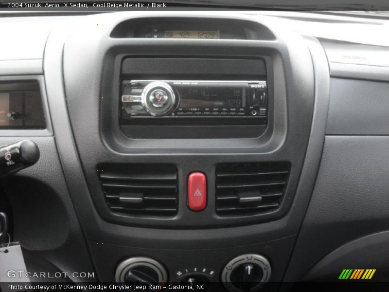 Cool Beige Metallic / Black 2004 Suzuki Aerio LX Sedan