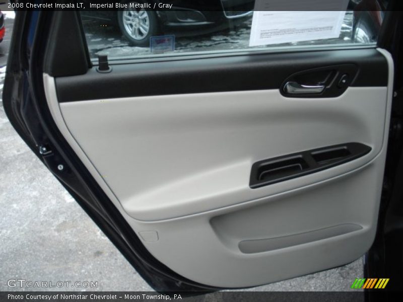 Imperial Blue Metallic / Gray 2008 Chevrolet Impala LT