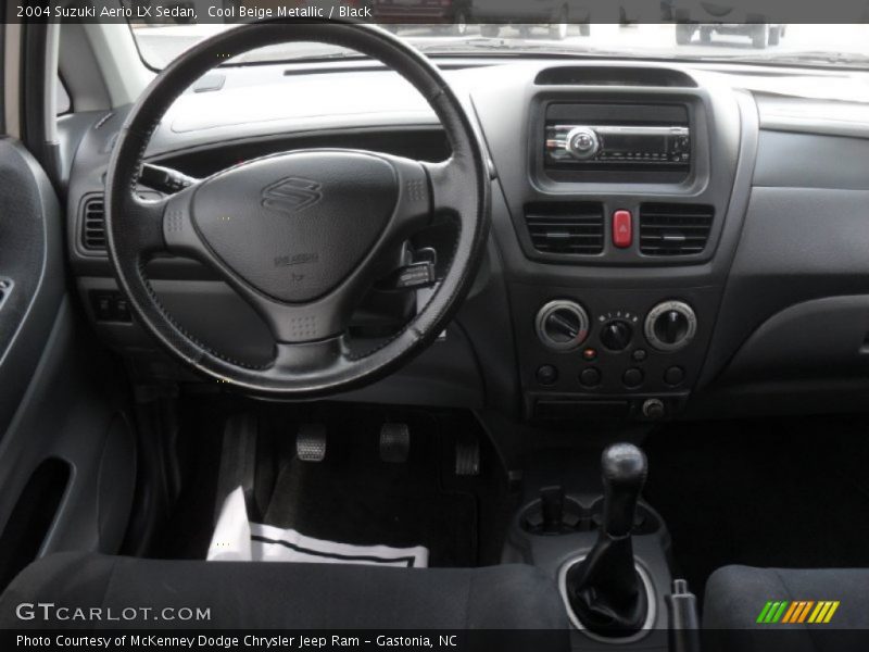 Cool Beige Metallic / Black 2004 Suzuki Aerio LX Sedan