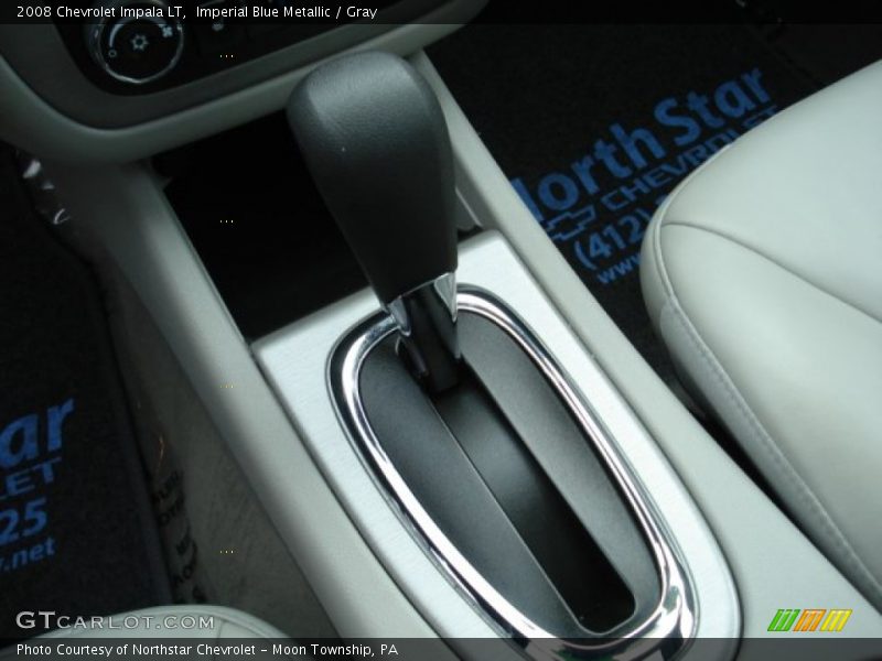 Imperial Blue Metallic / Gray 2008 Chevrolet Impala LT