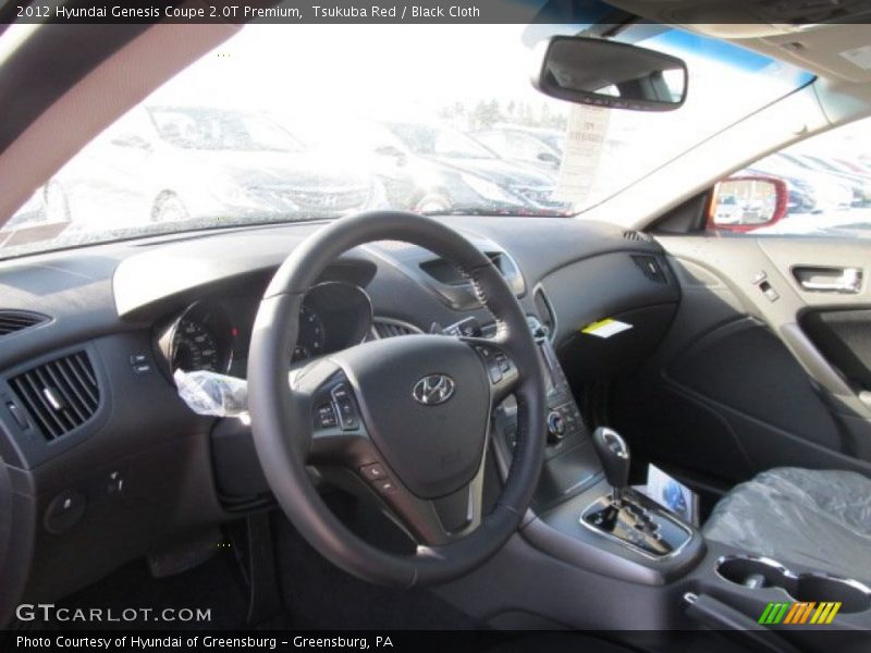 Tsukuba Red / Black Cloth 2012 Hyundai Genesis Coupe 2.0T Premium