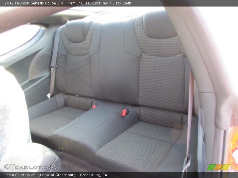 Tsukuba Red / Black Cloth 2012 Hyundai Genesis Coupe 2.0T Premium