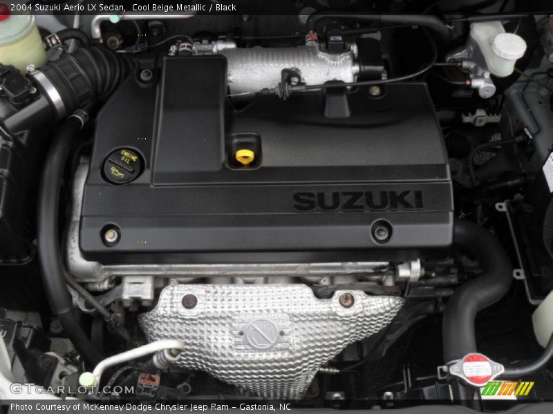 Cool Beige Metallic / Black 2004 Suzuki Aerio LX Sedan