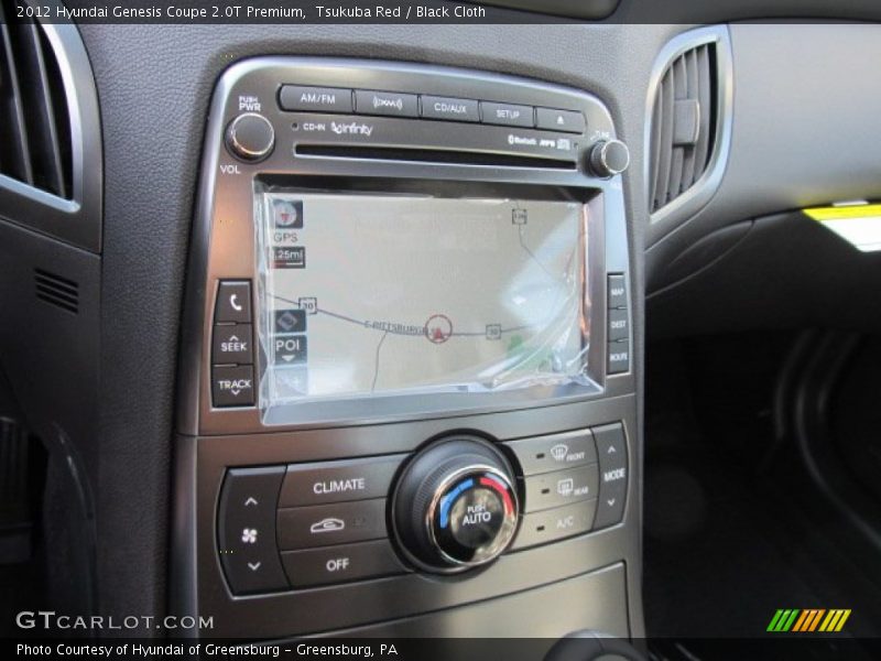 Tsukuba Red / Black Cloth 2012 Hyundai Genesis Coupe 2.0T Premium
