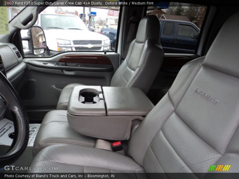  2002 F350 Super Duty Lariat Crew Cab 4x4 Dually Medium Flint Interior