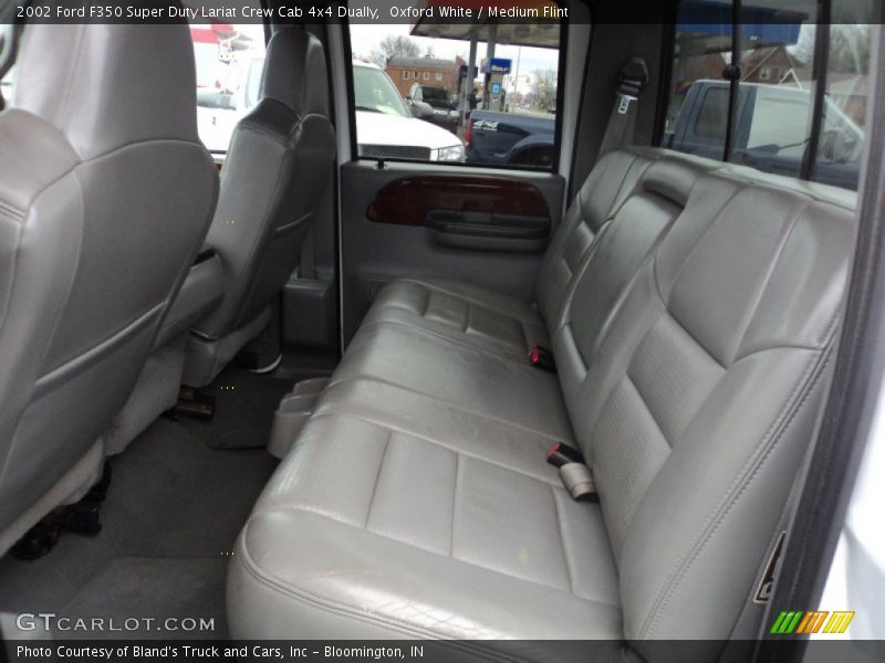  2002 F350 Super Duty Lariat Crew Cab 4x4 Dually Medium Flint Interior