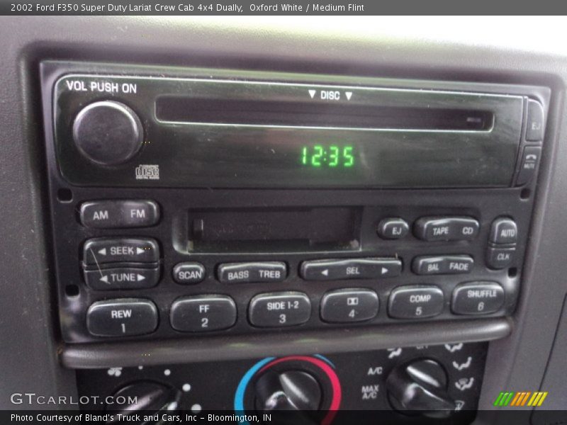 Oxford White / Medium Flint 2002 Ford F350 Super Duty Lariat Crew Cab 4x4 Dually