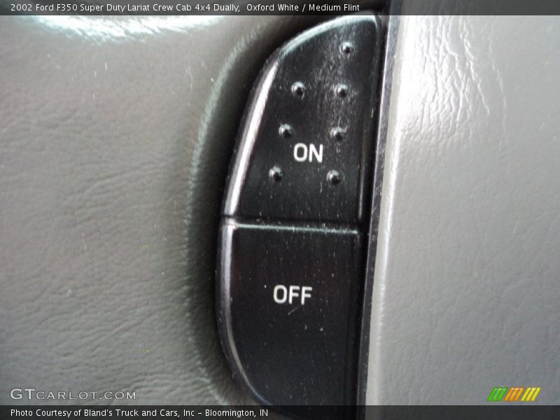 Oxford White / Medium Flint 2002 Ford F350 Super Duty Lariat Crew Cab 4x4 Dually