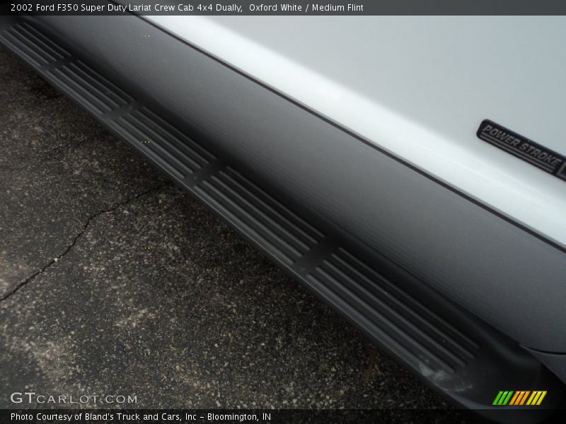 Oxford White / Medium Flint 2002 Ford F350 Super Duty Lariat Crew Cab 4x4 Dually