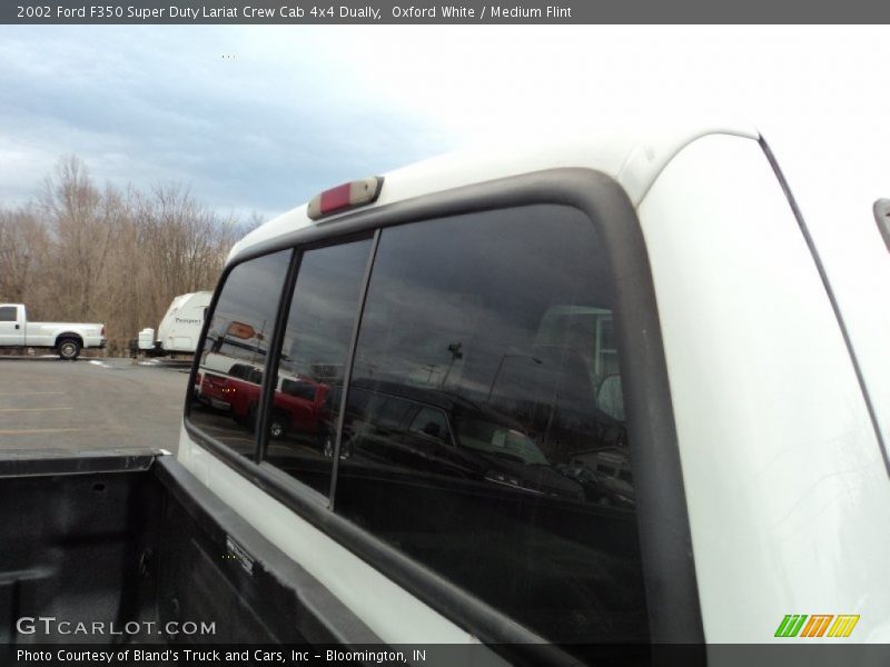 Oxford White / Medium Flint 2002 Ford F350 Super Duty Lariat Crew Cab 4x4 Dually