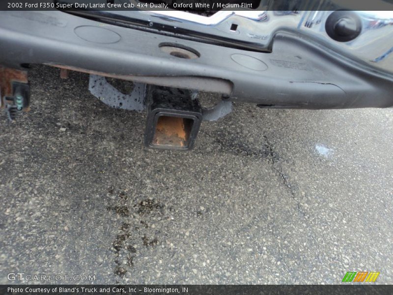 Oxford White / Medium Flint 2002 Ford F350 Super Duty Lariat Crew Cab 4x4 Dually