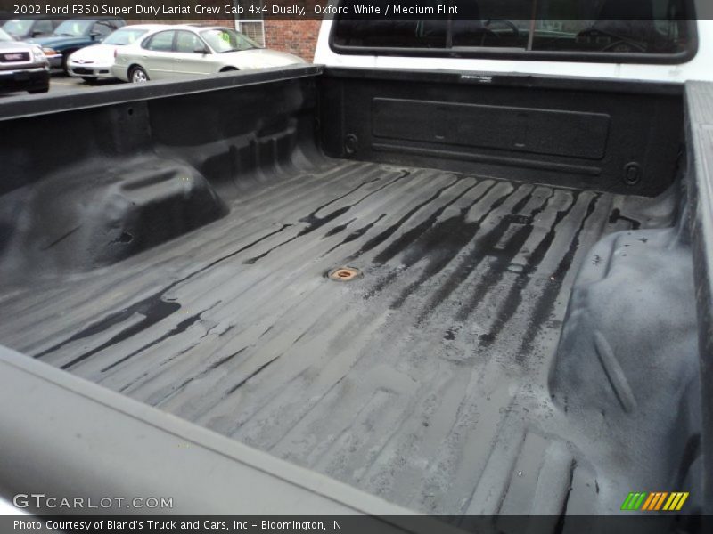 Oxford White / Medium Flint 2002 Ford F350 Super Duty Lariat Crew Cab 4x4 Dually