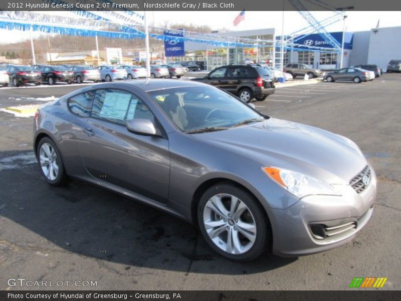 Nordschleife Gray / Black Cloth 2012 Hyundai Genesis Coupe 2.0T Premium