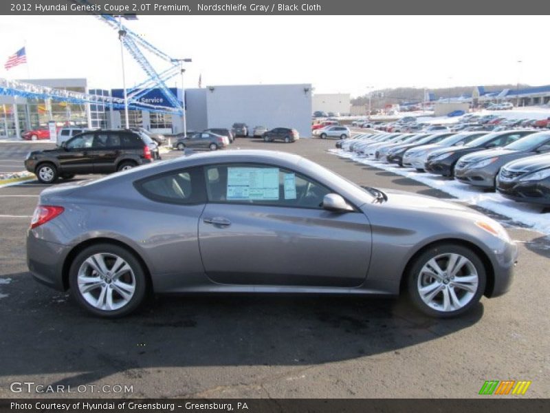 Nordschleife Gray / Black Cloth 2012 Hyundai Genesis Coupe 2.0T Premium
