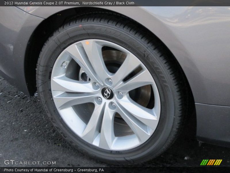 Nordschleife Gray / Black Cloth 2012 Hyundai Genesis Coupe 2.0T Premium