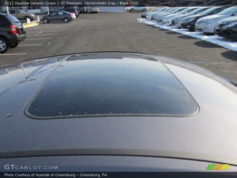 Nordschleife Gray / Black Cloth 2012 Hyundai Genesis Coupe 2.0T Premium