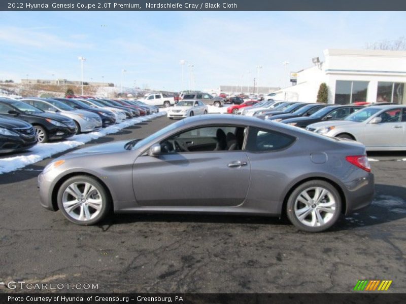 Nordschleife Gray / Black Cloth 2012 Hyundai Genesis Coupe 2.0T Premium