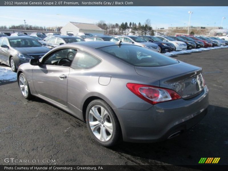 Nordschleife Gray / Black Cloth 2012 Hyundai Genesis Coupe 2.0T Premium