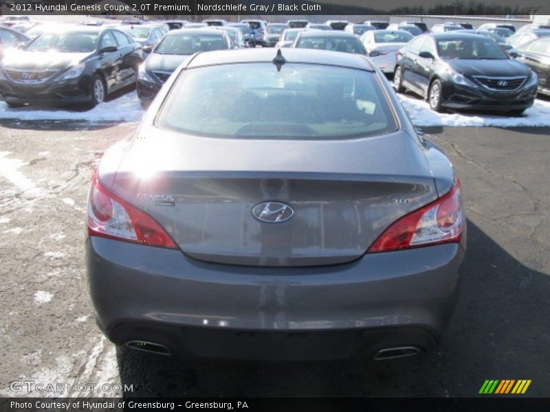 Nordschleife Gray / Black Cloth 2012 Hyundai Genesis Coupe 2.0T Premium