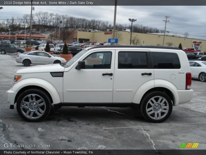 Stone White / Dark Slate Gray 2010 Dodge Nitro Heat 4x4
