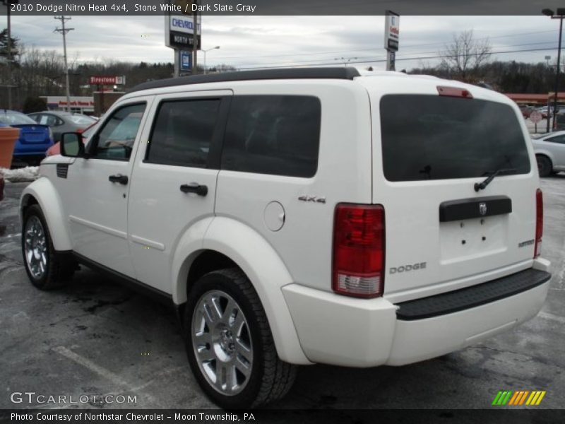 Stone White / Dark Slate Gray 2010 Dodge Nitro Heat 4x4