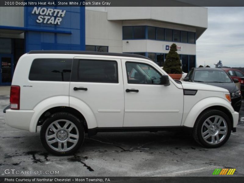 Stone White / Dark Slate Gray 2010 Dodge Nitro Heat 4x4