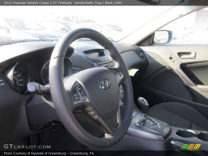 Nordschleife Gray / Black Cloth 2012 Hyundai Genesis Coupe 2.0T Premium