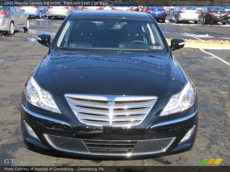 Black Noir Pearl / Jet Black 2012 Hyundai Genesis 3.8 Sedan