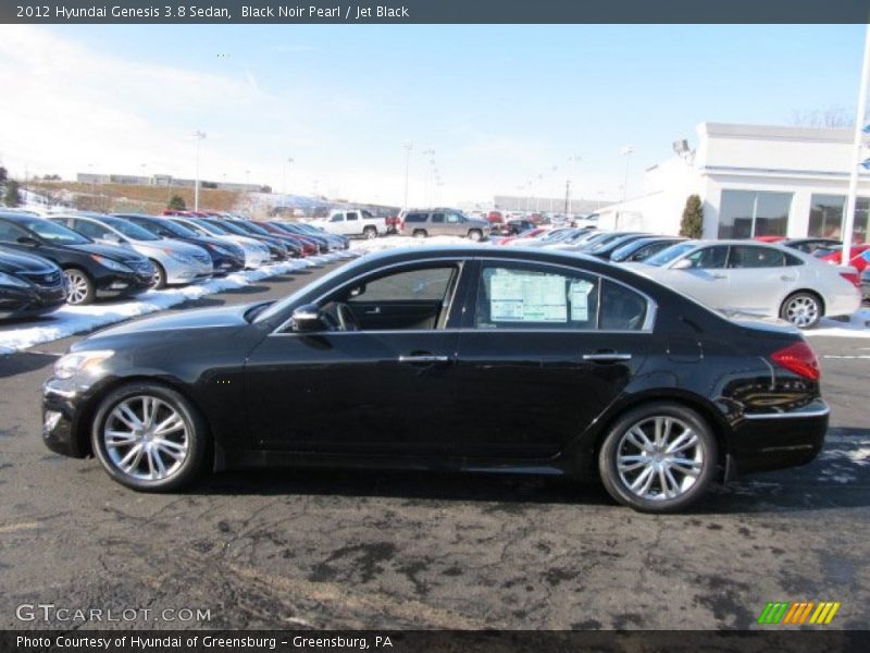 Black Noir Pearl / Jet Black 2012 Hyundai Genesis 3.8 Sedan