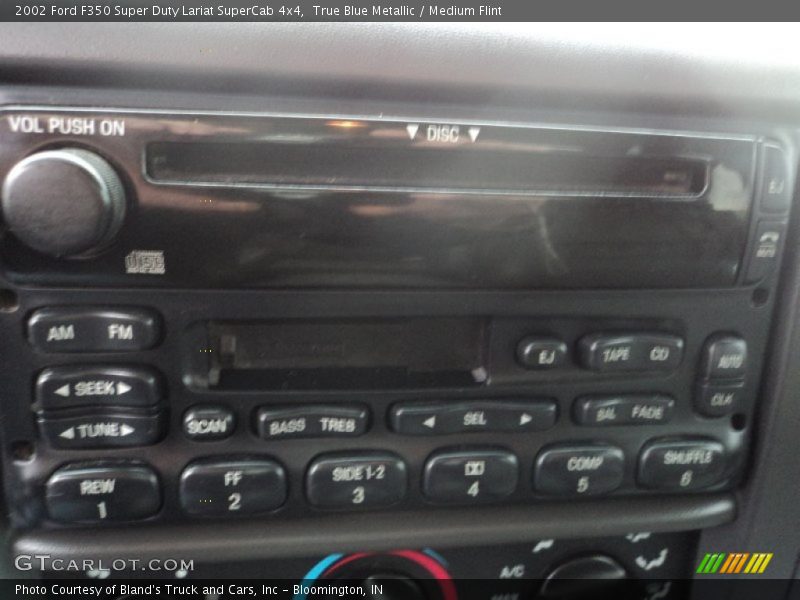 True Blue Metallic / Medium Flint 2002 Ford F350 Super Duty Lariat SuperCab 4x4