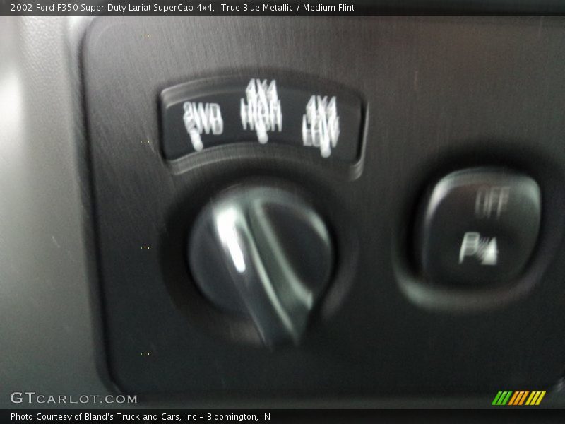 True Blue Metallic / Medium Flint 2002 Ford F350 Super Duty Lariat SuperCab 4x4