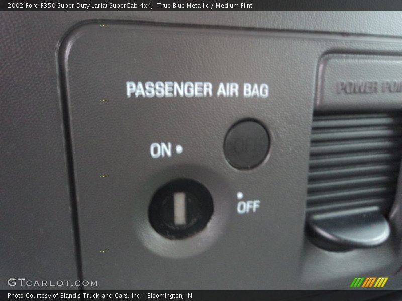 True Blue Metallic / Medium Flint 2002 Ford F350 Super Duty Lariat SuperCab 4x4